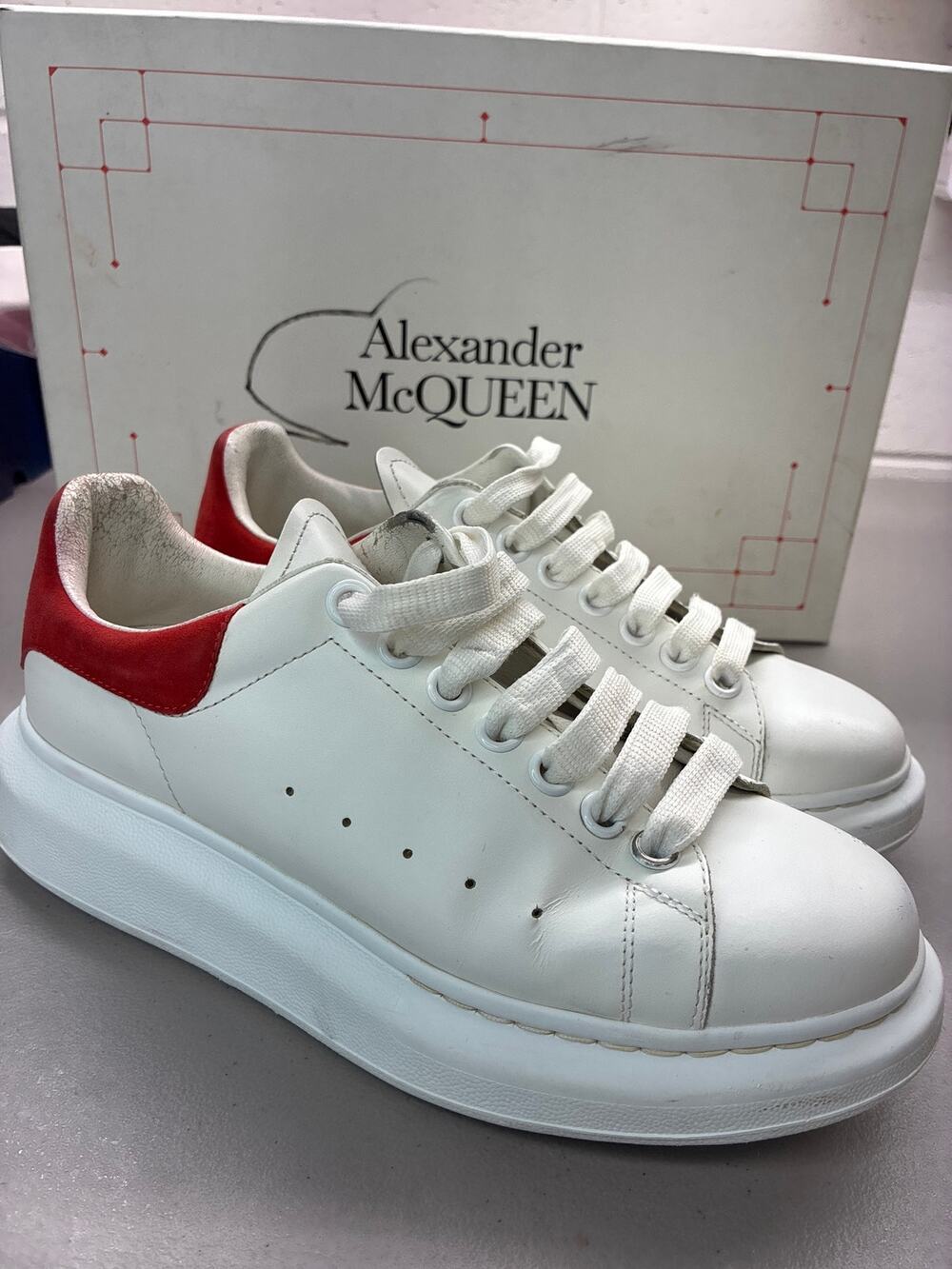 Alexander McQueen women’s sneaker size 8 or 38